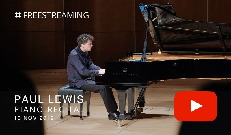 Free Streaming: Paul Lewis In Recital At HKU