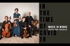 Music In Words: Takács Quartet In The Time Of COVID-19
